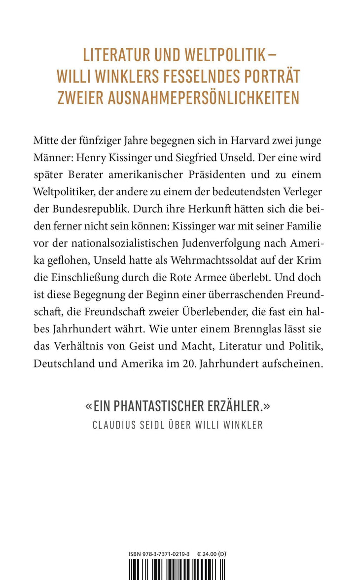 Kissinger & Unseld | Winkler, Willi
