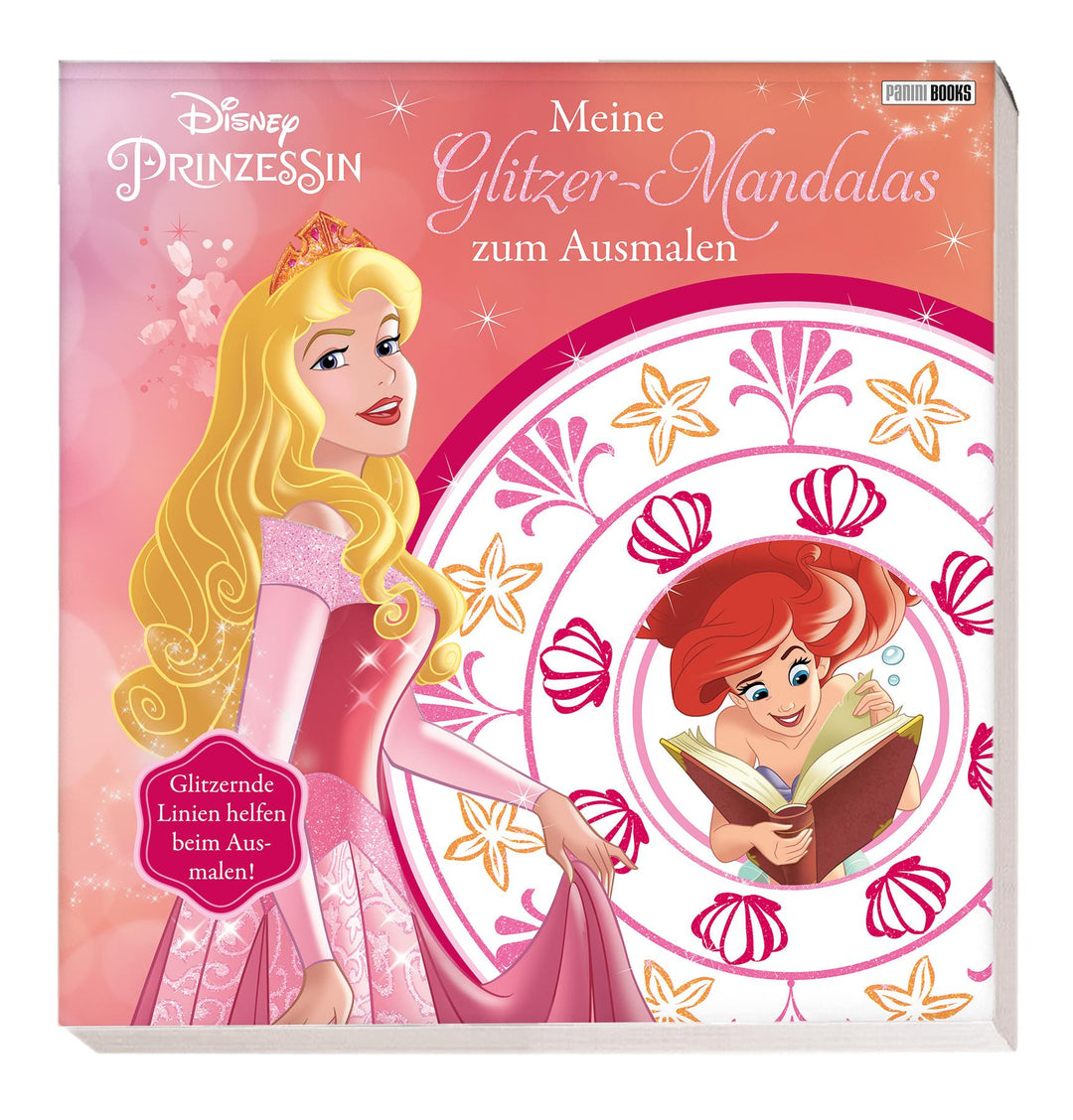 Disney Prinzessin: Meine Glitzer-Mandalas zum Ausmalen | -