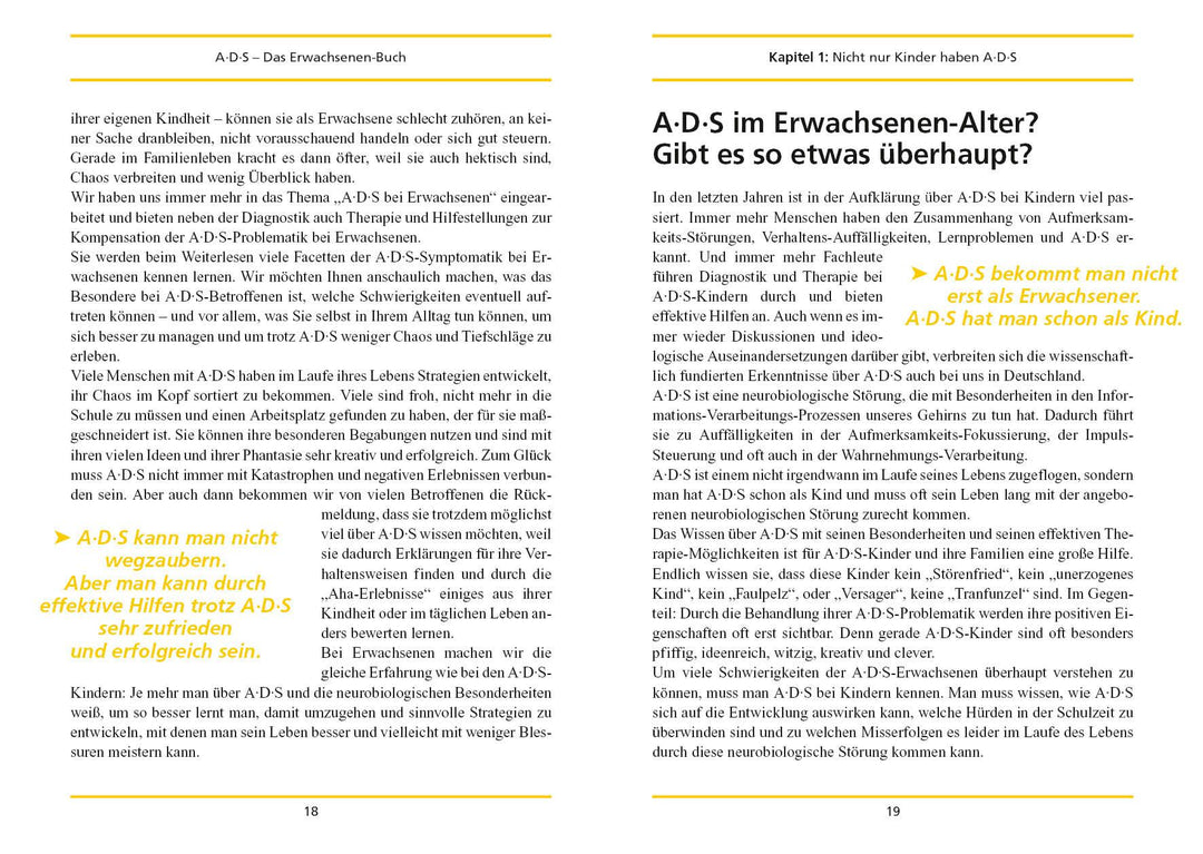 A. D. S. ( ADS). Das Erwachsenen-Buch | Claus, Dieter | Aust-Claus, Elisabet...