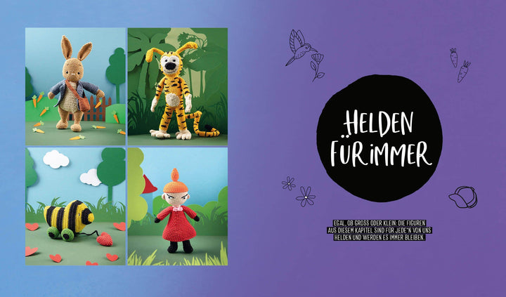 Helden der Kindheit - Die bunte Amigurumi-Sammlung für Disney-Fans | -