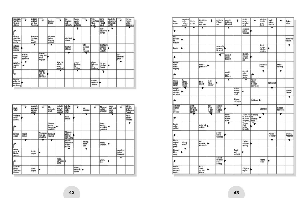 365 Kreuzworträtsel | -