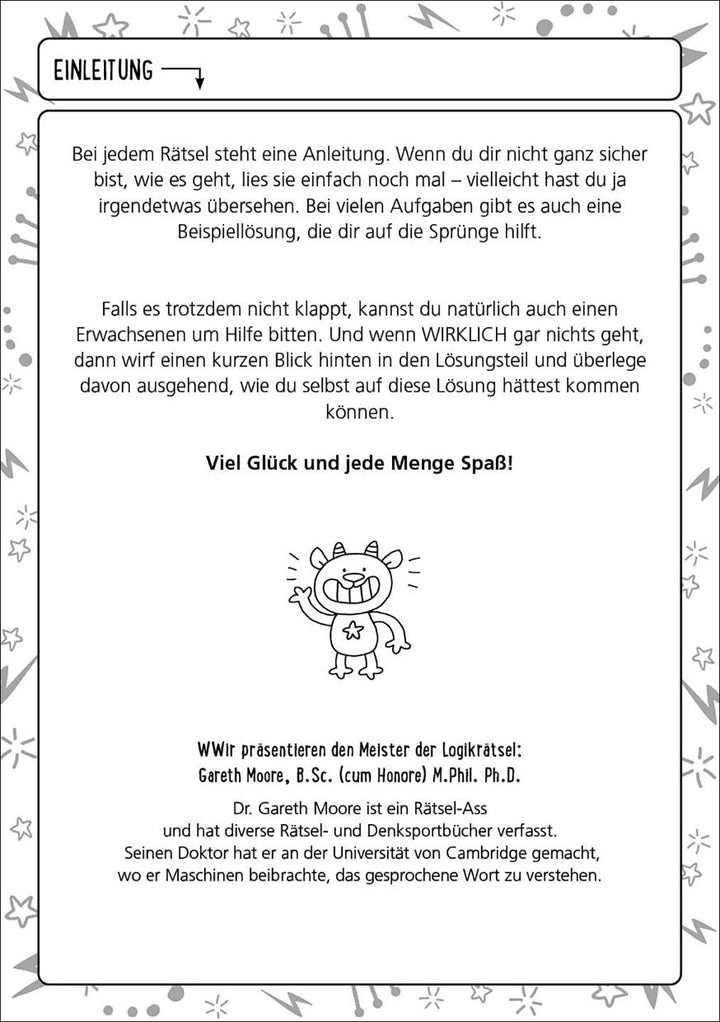 Der große Logiktest für Kinder - Rätseln, bis dein Kopf qualmt! | Moore, Gareth