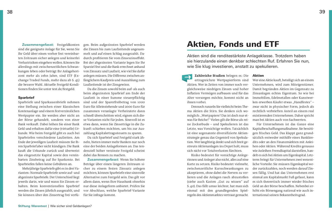 Geldanlage für Vorsichtige | Trichtl, Udo | Wittrock, Olaf