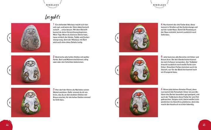 Weihnachts- und Wichtelsteine malen | Kaiser, Marion