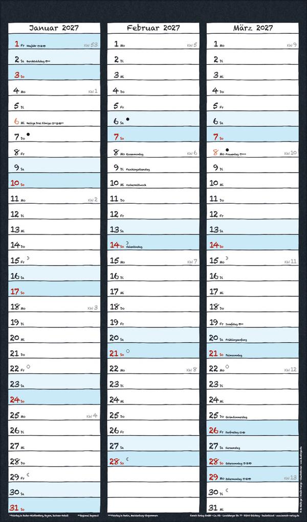 Lovely Chalk Timer 2026 | -