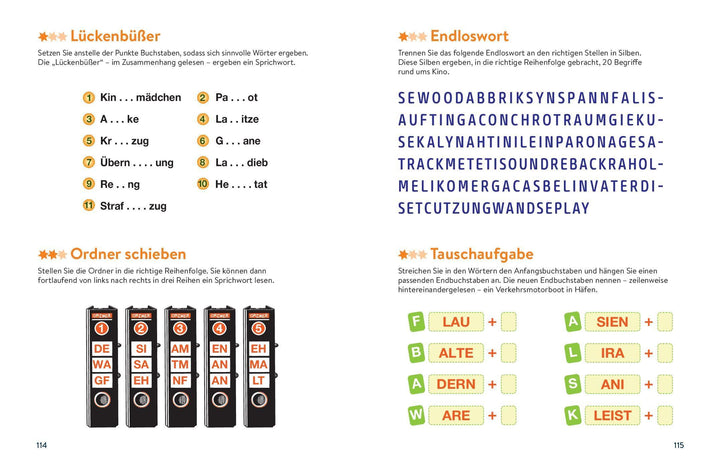 Sei schlau wie Einstein! - Denksport & Knobeleien für Erwachsene | -