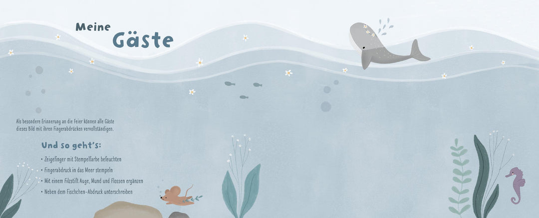 Meine Taufe - blau | -