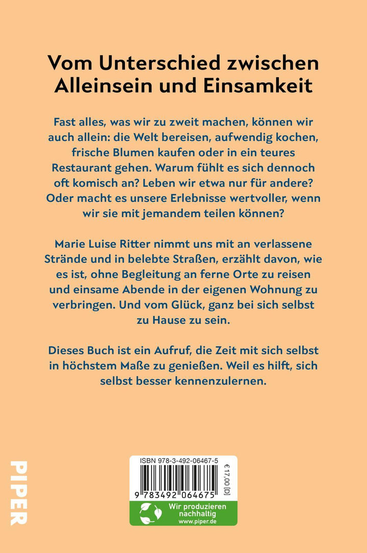 Vom Glück, allein zu sein | Ritter, Marie Luise
