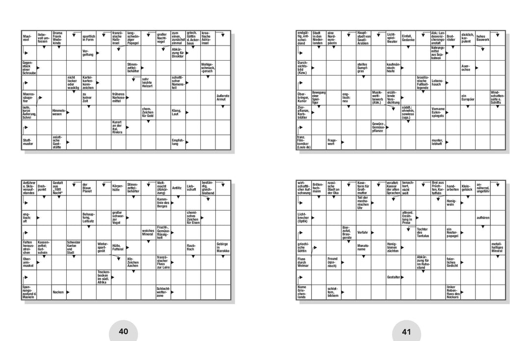 365 Kreuzworträtsel | -