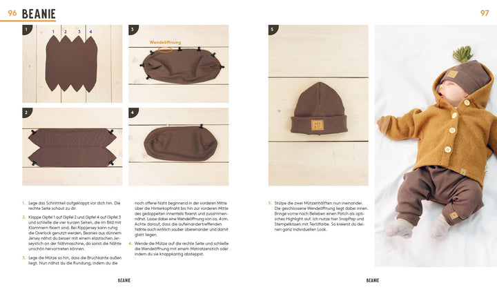 Hej. Babymode - Erstausstattung im Skandi-Look nähen | JULESNaht