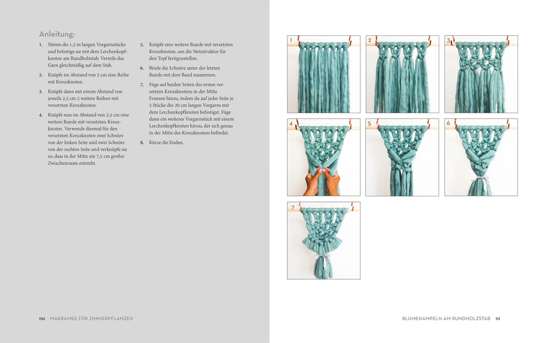 Makramee für Zimmerpflanzen | Borja, Chrysteen