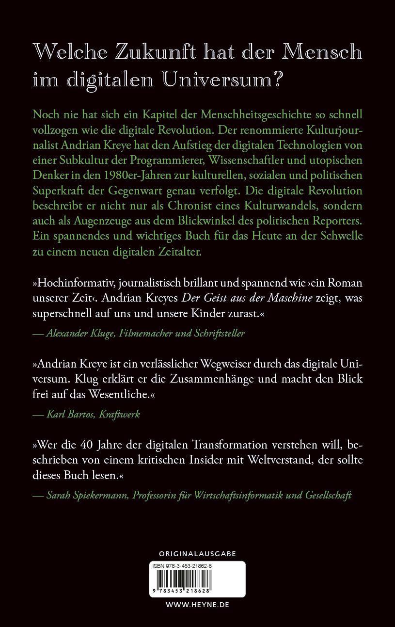 Der Geist aus der Maschine | Kreye, Andrian
