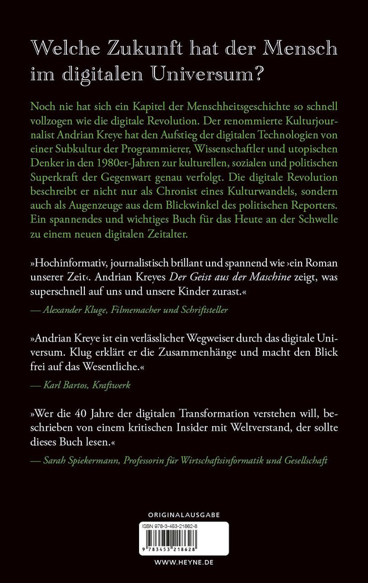 Der Geist aus der Maschine | Kreye, Andrian