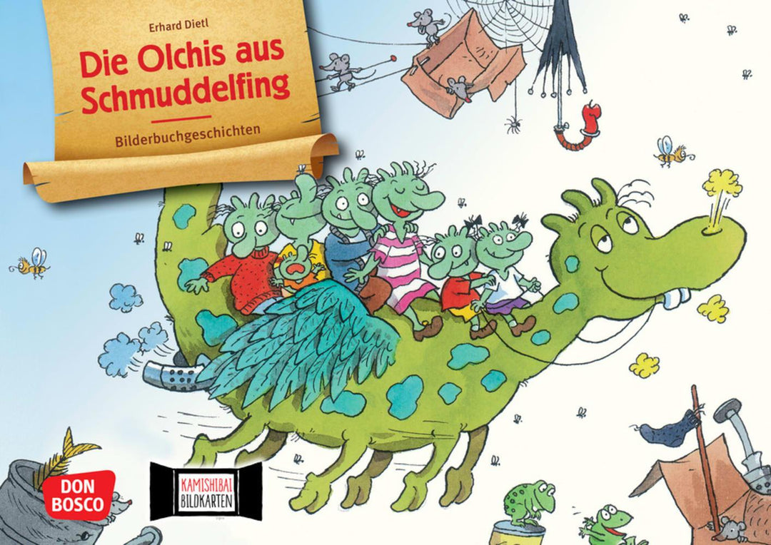 Die Olchis aus Schmuddelfing. Kamishibai Bildkartenset | Dietl, Erhard