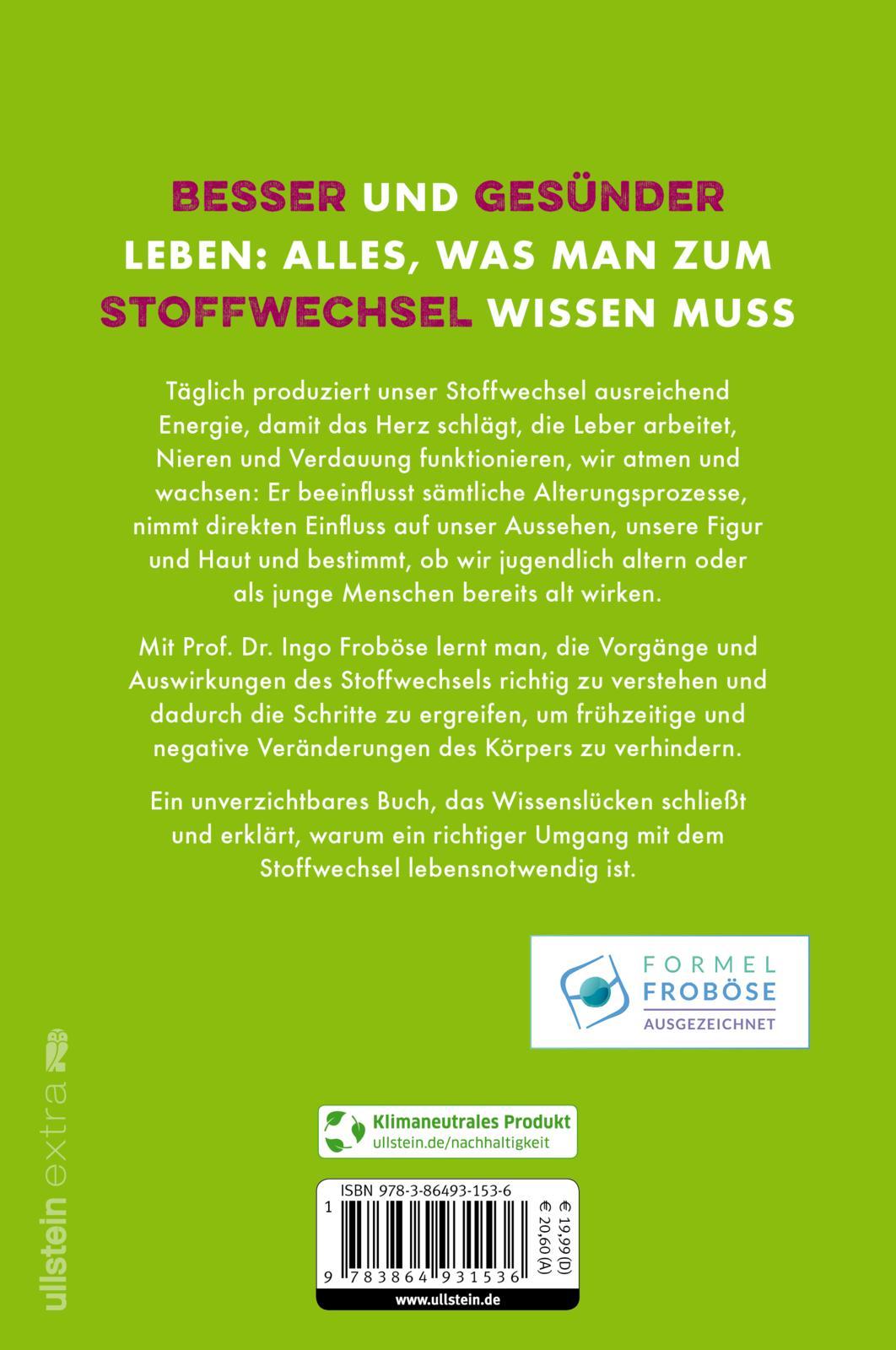 Der Stoffwechsel-Kompass | Froböse, Ingo