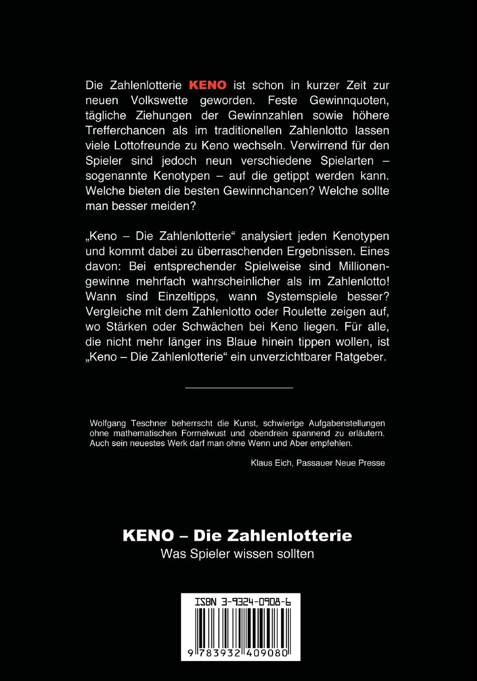 KENO - Die Zahlenlotterie | Teschner, Wolfgang