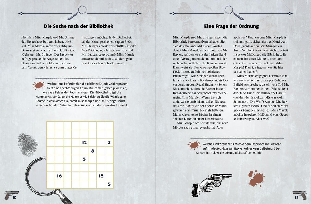 Krimi-Logikrätsel Die großen Detektive | Kiefer, Philip
