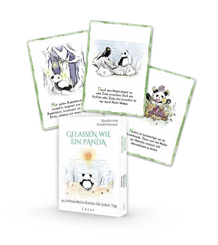 Gelassen wie ein Panda. 44 Achtsamkeits-Karten für jeden Tag | Long, Aljosch...