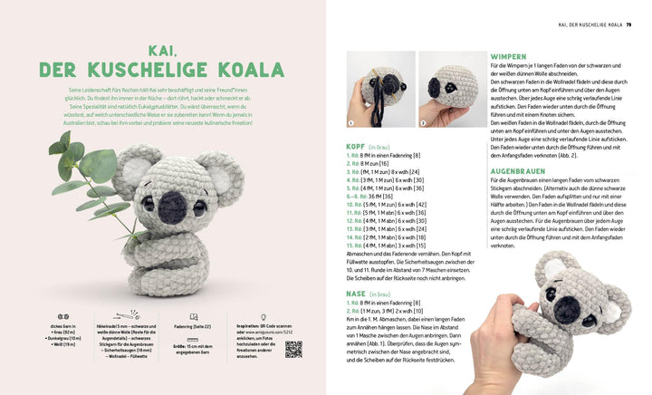 Flauschige Amigurumi-Häkelschule | Kicher, Theresa