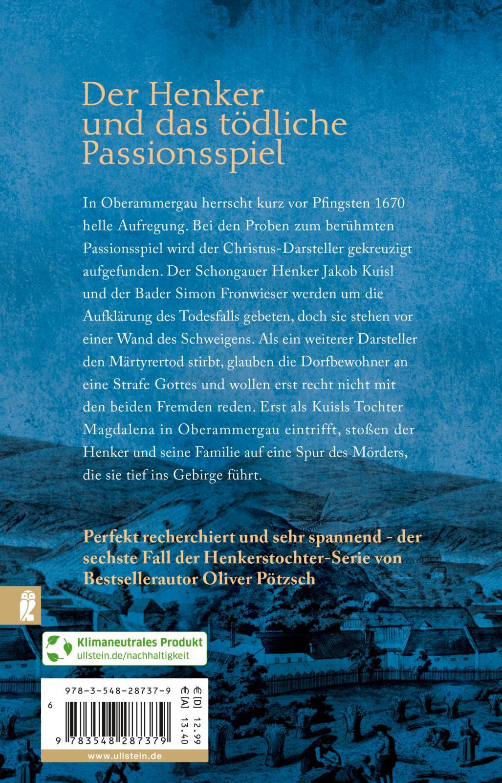 Die Henkerstochter und das Spiel des Todes | Pötzsch, Oliver