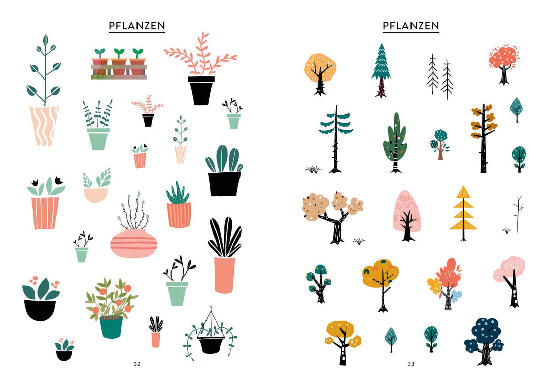 Bullet Journal - Stickerbuch Mein Garten: Über 700 Sticker für alle Gartenfr...