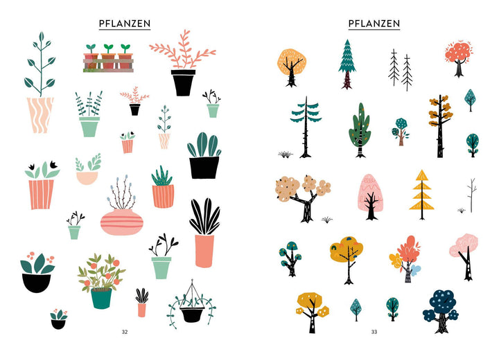 Bullet Journal - Stickerbuch Mein Garten: Über 700 Sticker für alle Gartenfr...