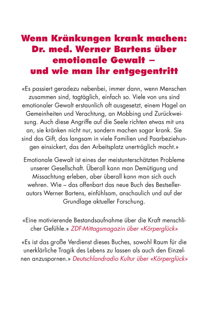 Emotionale Gewalt | Bartens, Werner