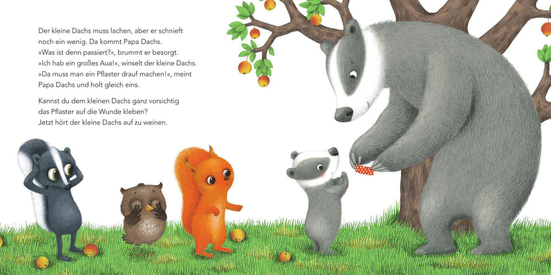 "Ich hab ein großes Aua", sagt der kleine Dachs (Trost-Buch) | -