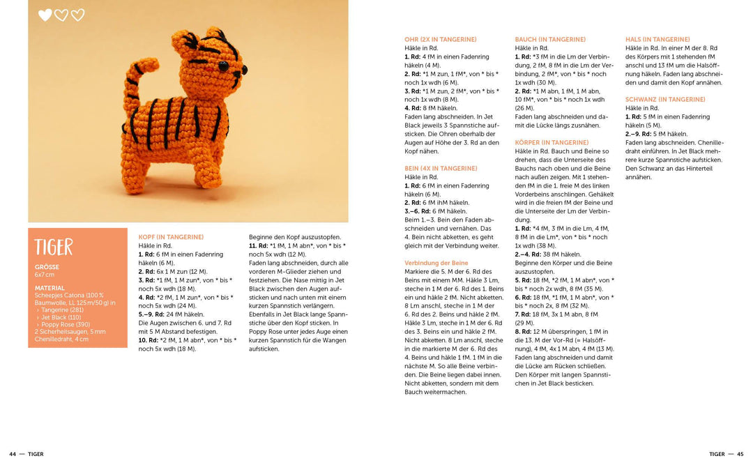 Sweet Minis häkeln - 23 wilde Dschungeltiere | Borges, Inga