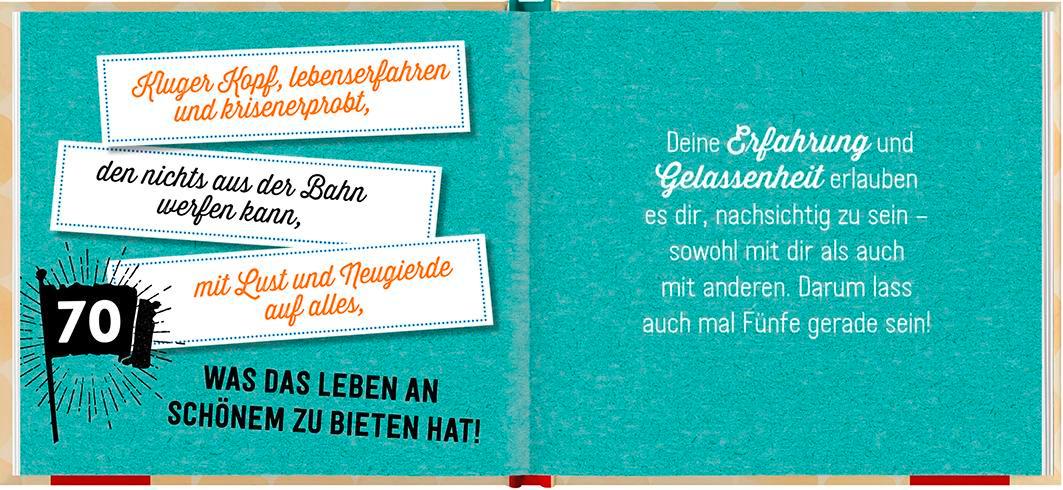 70 werden ist unfassbar genial! | -