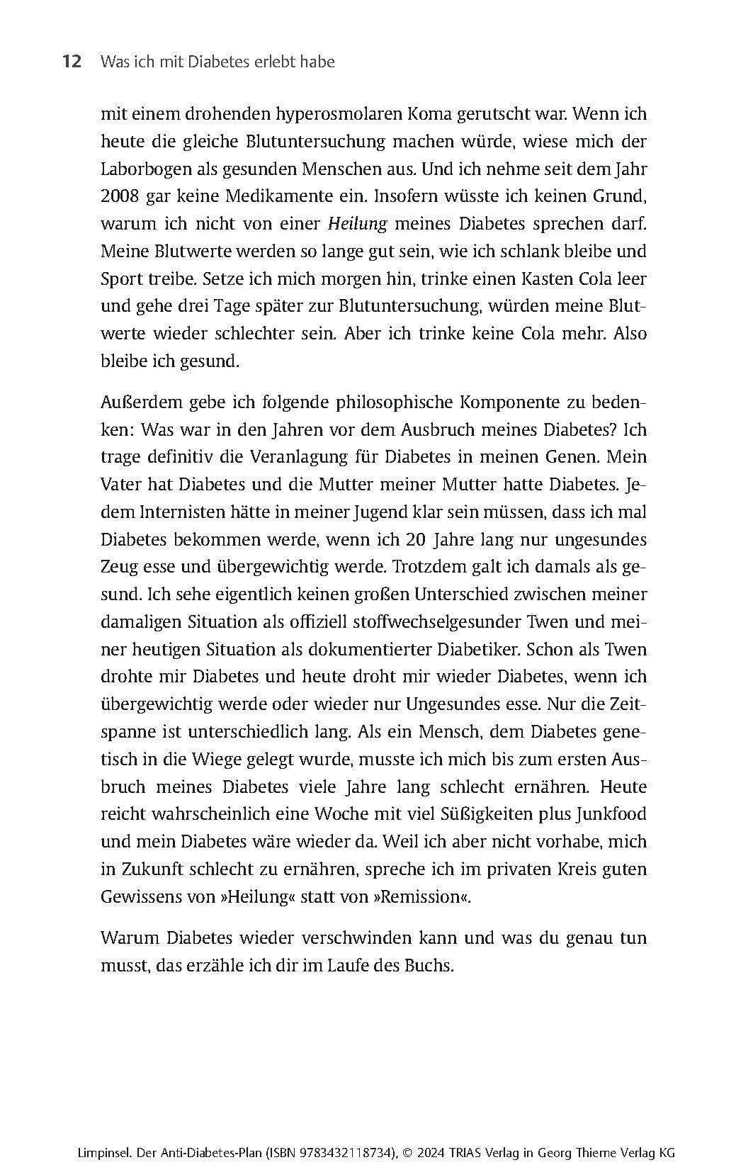 Der Anti-Diabetes-Plan | Limpinsel, Rainer