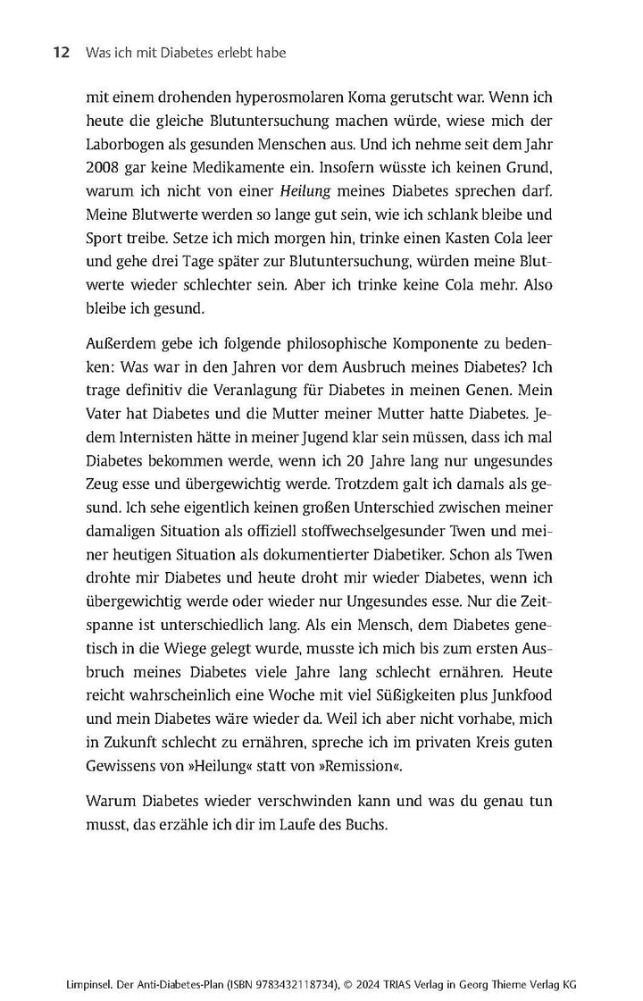 Der Anti-Diabetes-Plan | Limpinsel, Rainer