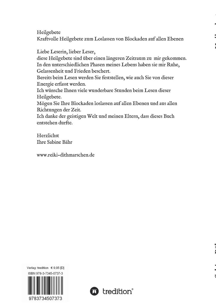 Heilgebete | Bähr, Sabine