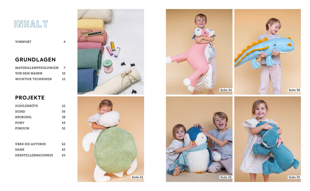 Kuschelgiganten nähen: Coole BigFriends im Skandi-Look | Lange, Franziska