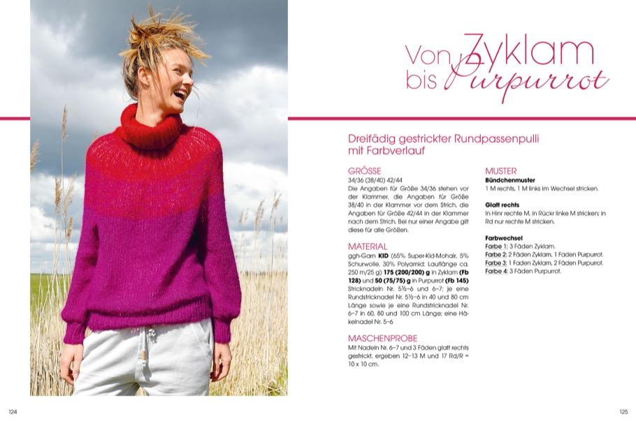 Pullover mit Rundpassen stricken | Trade, Rebecca
