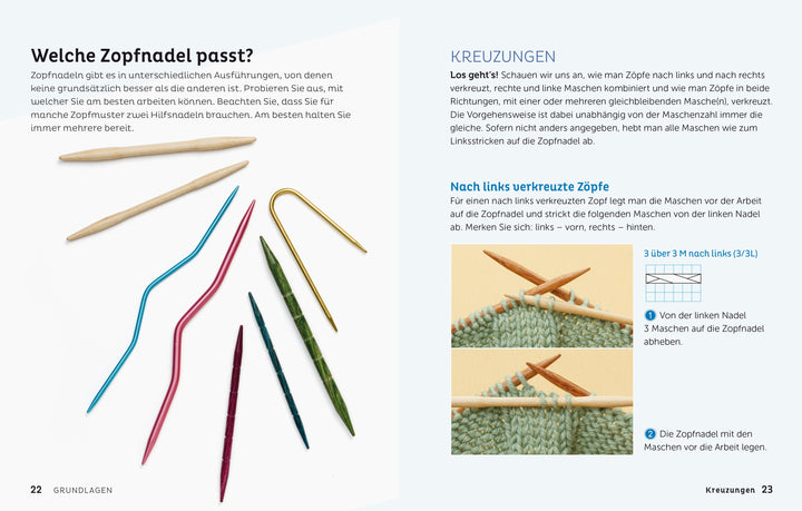 Linker Zopf - rechter Zopf: 94 Zopfmuster | Durant, Judith