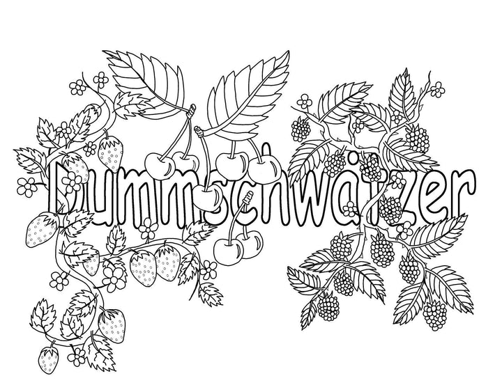 Das Malbuch für Erwachsene: Fluch Dich frei | -