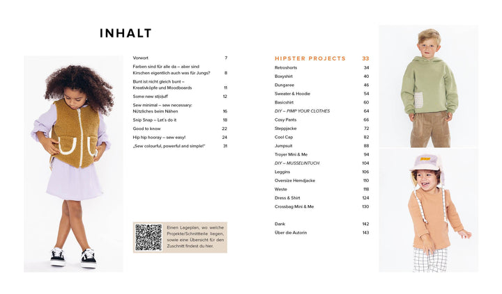 Little Hipster: Kinderkleidung nähen. Frech, wild, wunderbar! | JULESNaht