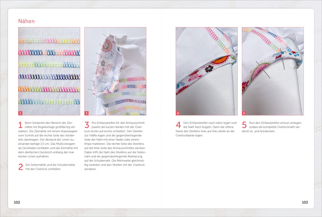 Praxiswissen - Nähen mit dem Coverlock-Stich | Klein, Andrea