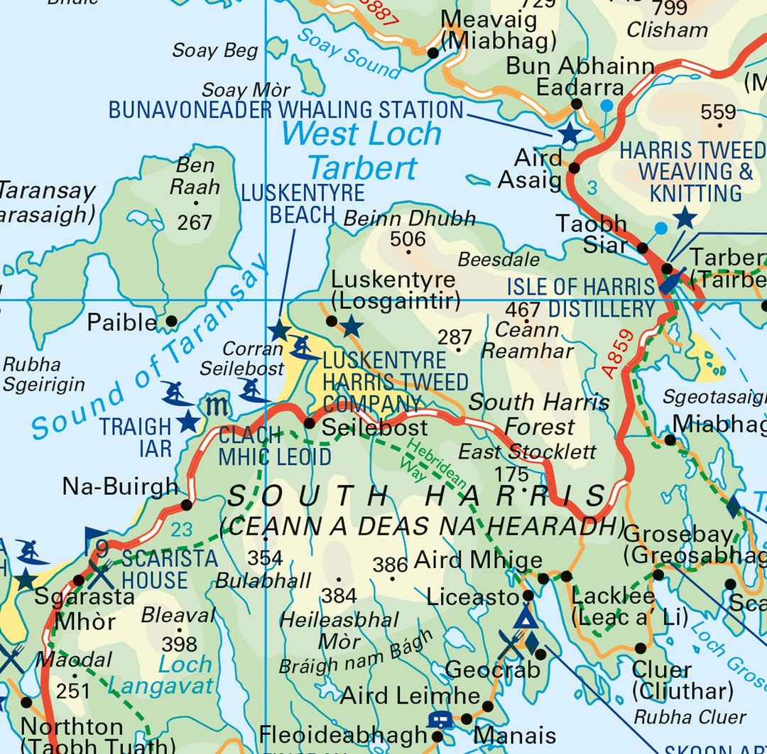 Outer Hebrides Pocket Map | Collins Maps