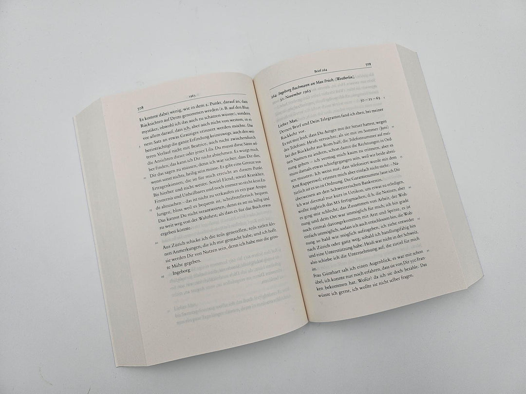 'Wir haben es nicht gut gemacht' | Bachmann, Ingeborg | Frisch, Max