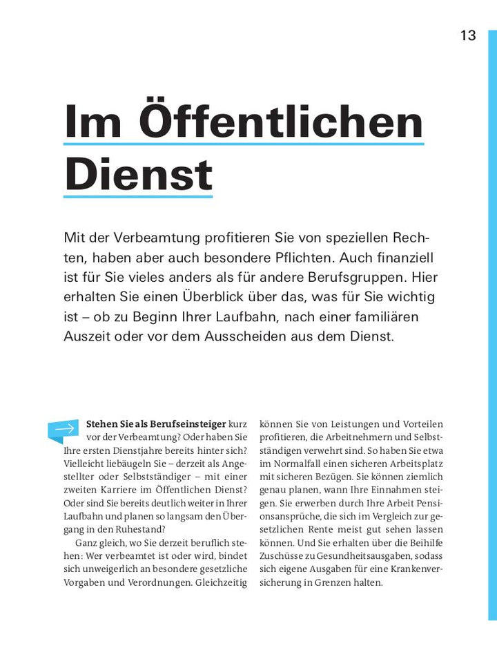 Finanzplaner Beamte | Pohlmann, Isabell | Öchsner, Thomas