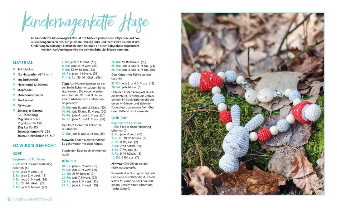 Fuchs, Bär und Hase - süße Häkelwelten für Babys | Stopat, Sabrina