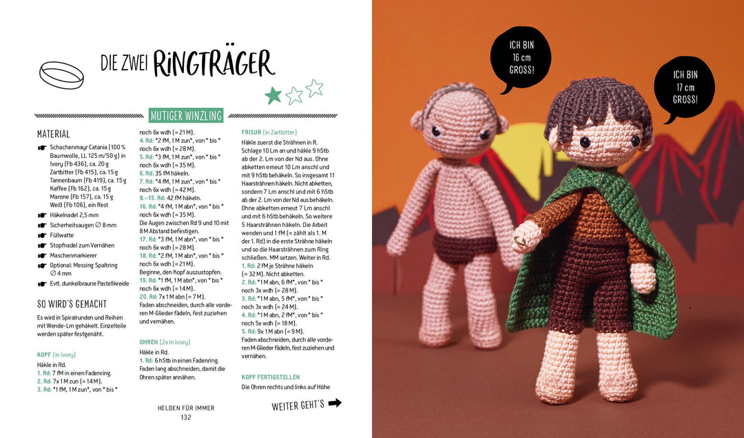 Helden der Kindheit - Das Häkelbuch - Band 6 | Borges, Inga | Urbanneck, Linda