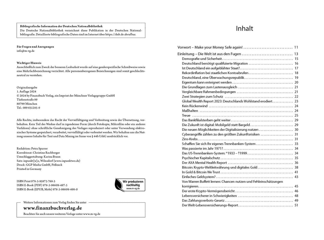 Kapitalschutz first | Miller, Markus