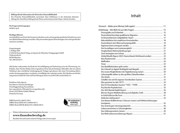 Kapitalschutz first | Miller, Markus