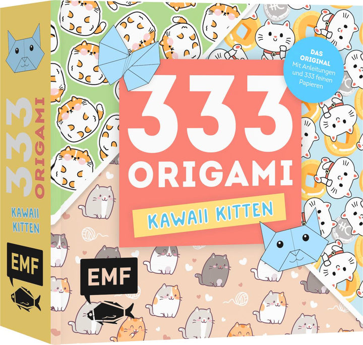 333 Origami - Kawaii Kitten - Niedliche Papiere falten für Katzen-Fans | -