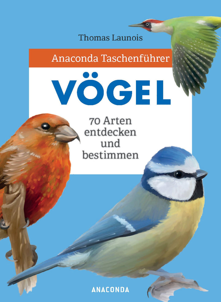 Anaconda Taschenführer Vögel. 70 Arten bestimmen und entdecken | Launois, Thomas