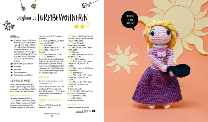 Helden der Kindheit - Die bunte Amigurumi-Sammlung für Disney-Fans | -