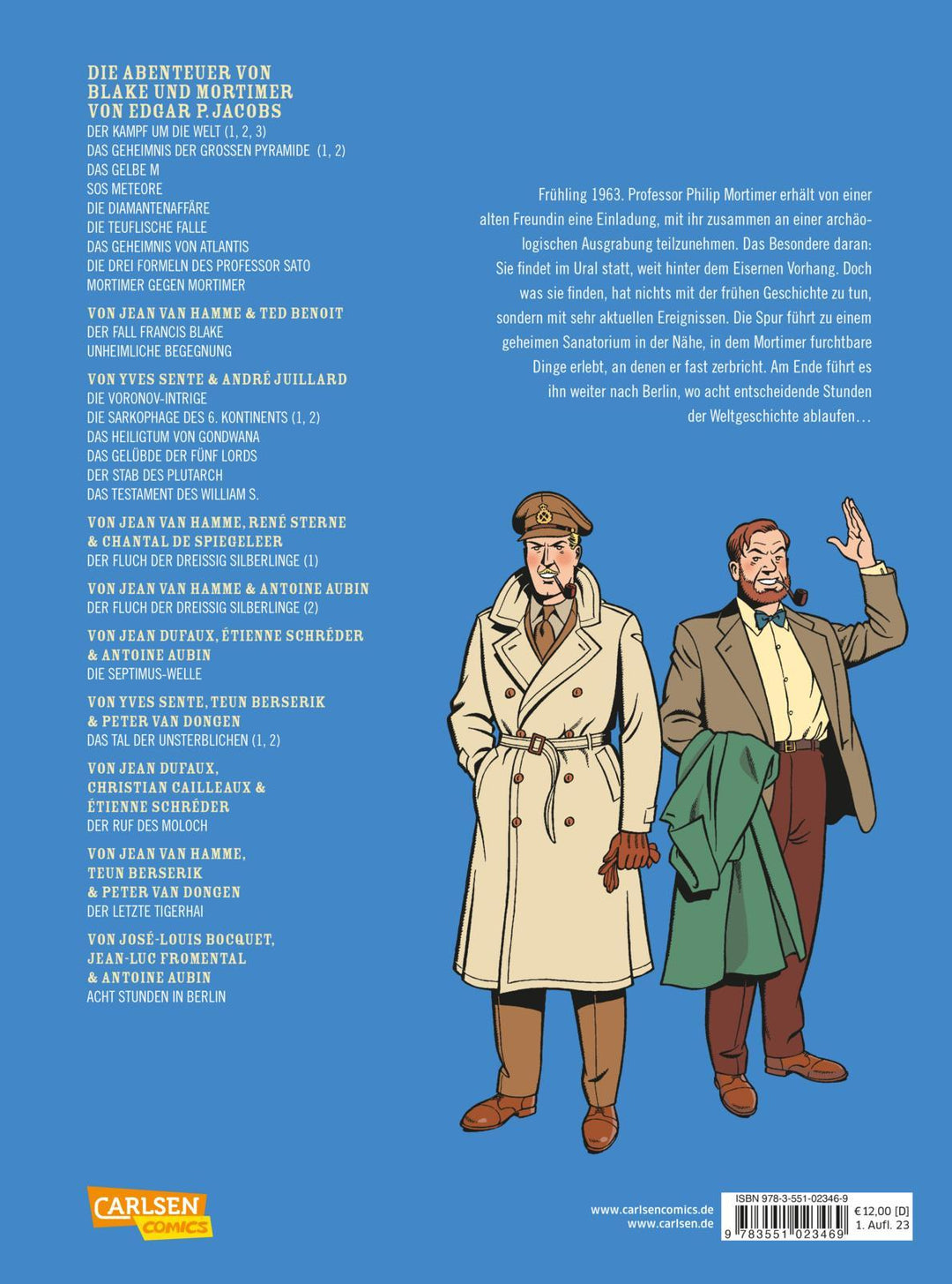 Blake und Mortimer 26: Acht Stunden in Berlin | Bocquet, José-Louis | Fromen...